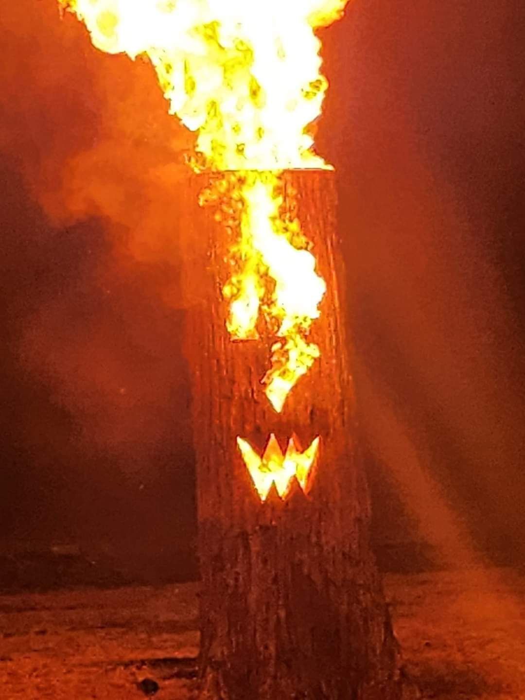halloween burning